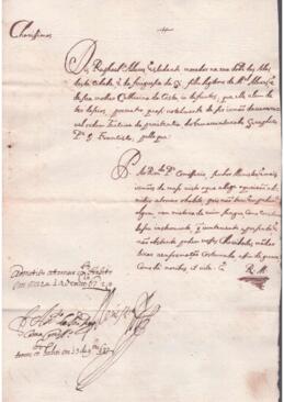 [Entrada de Rafael Álvares, estudante, morador na  freguesia da Sé]